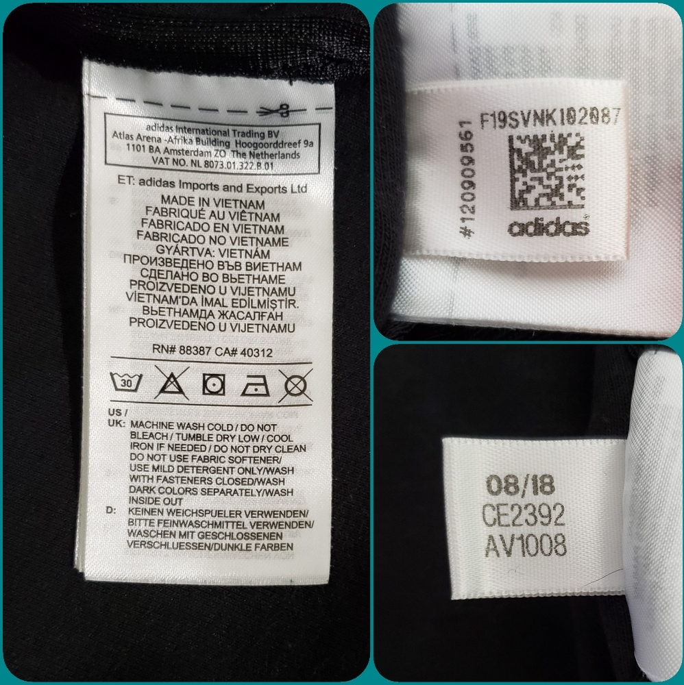 Adidas SST TT (CE2392) Originals Classic Track Jacket Black/White sz. S Womens - Picture 8 of 14